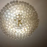 لوستر کریستال گوی اصل چک