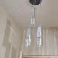 یک جفت لوستر مدرن کریستالی|لوستر و چراغ آویز|اهواز, شهرک نفت|دیوار