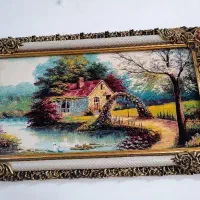 تابلو فرش بسیار زیبا ومخملی