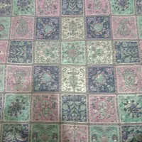 رومیزی ترمه|پرده، رانر، رومیزی|شیراز, لاله|دیوار