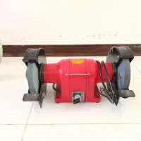 یک ع سنگ رومیزی محک وکابل جوش وانبر و گیره اتصال