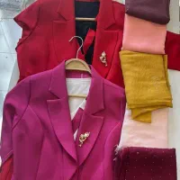 تعداد۲تا کت سایز۴۰به همراه ۲تاپ کرواتی و۵شال|لباس|کرمان, |دیوار