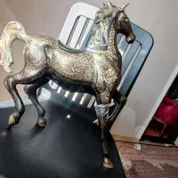 اسب برنز سیاه قلم 3میلیون پاش شکسته|مجسمه، تندیس، ماکت|تبریز, |دیوار