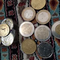 مقداری سکه یورووپوندولیرترکیه ودینار