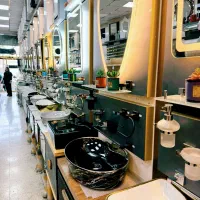 رنگ روشن REVA VINO روشویی کابینتی+تولیدی+فرنگی