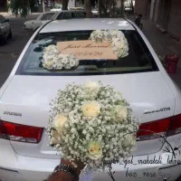 دسته گل ماشین عروس طبیعی و مصنوعی|گل مصنوعی|نجف‌آباد, معرفت|دیوار