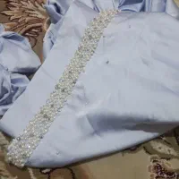 چادر جواهردوزی به همراه روسری جواهردوزی کار دست