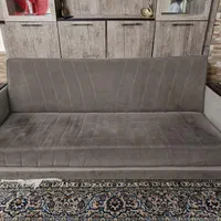 مبلمان راحتی تختخواب شو|مبلمان خانگی و میز عسلی|میانه, |دیوار