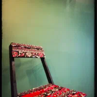 میز و صندلی چوبی تاشو