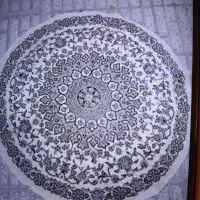 فرش ماشینی پادری دست دو کار کرده