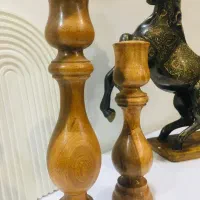 جا شمعی چوبی