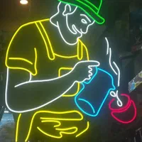 نیون فلکسی ال ای دی چلنیوم تابلو روان لایت باکس|فروشگاه و مغازه|مشهد, شفا|دیوار