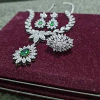 نقره/نیم ست نقره/گردنبند و گوشواره نقره|جواهرات|مشهد, هفده شهریور|دیوار