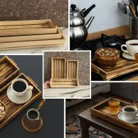 سینی چوبی ست سه تایی اردوخوری