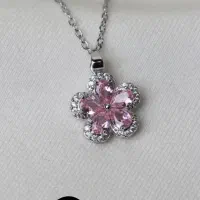 گردنبند زنانه طرح پنج برگ استیل|بدلیجات|ری, شهادت|دیوار