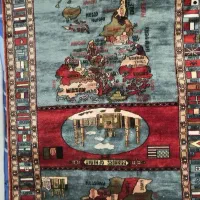 فروش فرش آنتیک ابریشم دستبافت