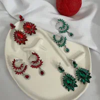 گوشواره های کریستالی کالکشن یلدایی|بدلیجات|تهران, تهرانپارس غربی|دیوار