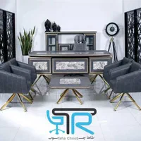 میز/نیم ست پایه چوب راشن مکعبی جلومیزی صندلی طبی|دفتر کار|مشهد, کوثر|دیوار
