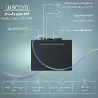 قلم نوری وکام Wacom CTL-4100 در حد صفر|قطعات و لوازم جانبی رایانه|لاهیجان, شقایق|دیوار