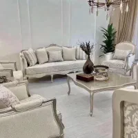 مبل طرح 3گل ابزاری چوب راش آماده تحویل|مبلمان خانگی و میز عسلی|اهواز, گلستان|دیوار