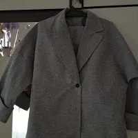 کت شلوار طوسی