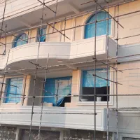 اجرای انواع نمای سیمانی شسته رومی آب و ساب