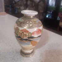 گلدان طلاکوب نایاب|صنایع دستی و سایر لوازم تزئینی|تبریز, |دیوار