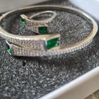 دستبند و انگشتر ست رنگ ثابت