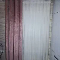 پرده حریر رو ساتن زیر و والان مخمل و کتان