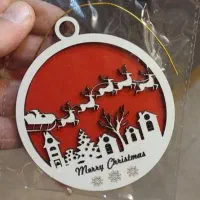 آویزهای چوبی سه بعدی