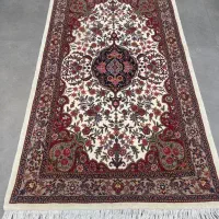 فرش دستباف (بساک) ۲ متری بیجار ۵۰ رج گل ابریشم|فرش|مشکیندشت, |دیوار