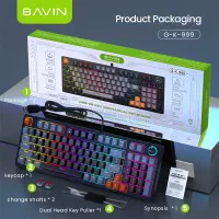 کیبورد مکانیکال RGB کاملا نو با گارانتی