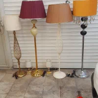 ۴عدد آباژور کنارسالنی و آباژور رومیزی