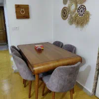 میز غذا خوری شش نفره|میز و صندلی غذاخوری|رشت, دیلمان|دیوار