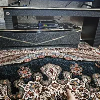 میز TV سالم مشکی دو تیکه