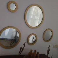 آینه دکوراتیو پنج تیکه