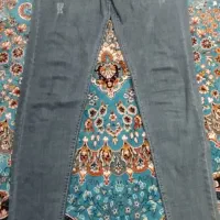 شلوار لی ذغالی