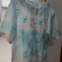 پیراهن آستین کوتاه زنانه ساتن