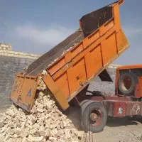 خدمات کمپرسی و لودر    آجر،شن و...|خدمات حمل و نقل|طبس, |دیوار
