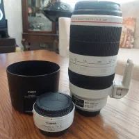 لنز کنن  canon100-400markii+extender 1.4markiii