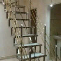 درب استیل. نرده کابلی و شیشه ای. نرده و حفاظ استیل|خدمات پیشه و مهارت|رباطکریم, رباطکریم|دیوار