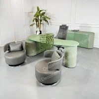 میز مدیریت ترنج تک نفره گردان