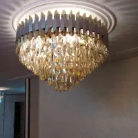 ۳ عدد لوستر کریستالی|لوستر و چراغ آویز|قم, قم نو|دیوار