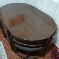 میز ناهارخوری ۶ نفره|میز و صندلی غذاخوری|فومن, |دیوار