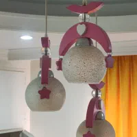 لوستر سقفی حباب دار
