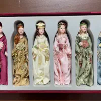 ست عروسک های انگلیسی مینیاتوری کلکسیونی