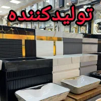60در40روشویی کابینتیpvc با کاسه سرامیکی تولیدکننده