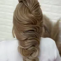 شنیون و بافت|خدمات آرایشگری و زیبایی|خوی, |دیوار