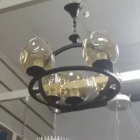 لوستر منظومه ۵ شعله|لوستر و چراغ آویز|سنندج, |دیوار