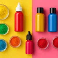 رنگ خوراکی پودری و مایع، رنگ ارایشی و بهداشتی